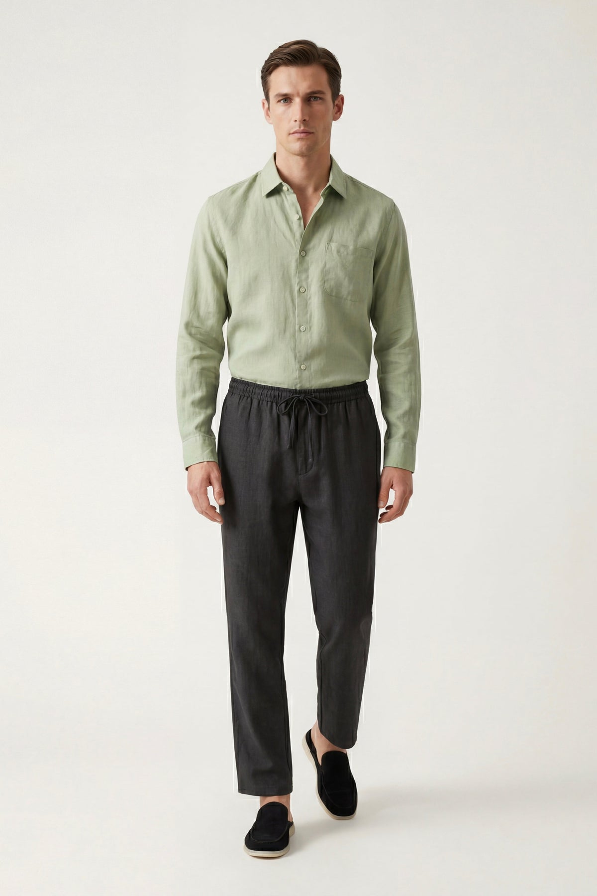 NOVOROPA Completo Pisa Camicia e Pantaloni in Lino