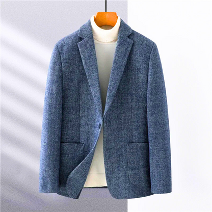 Slim fit-blazer i uld