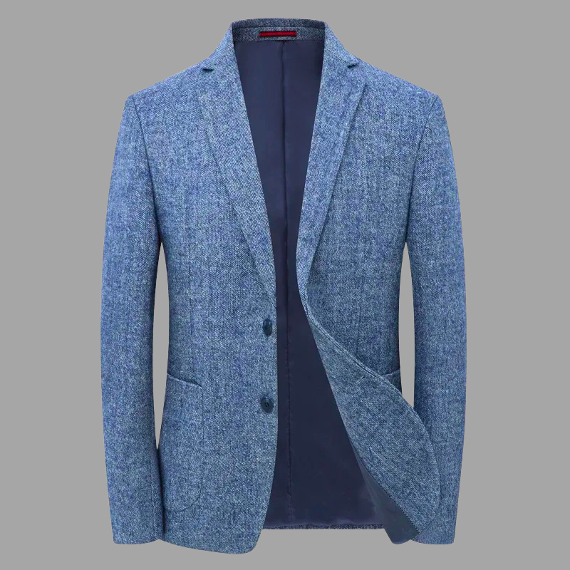 Slim fit-blazer i uld