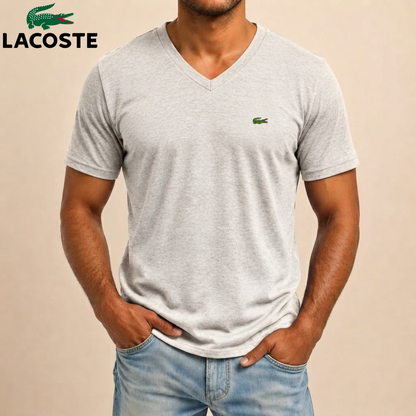 Klassisk T-shirt med V-hals