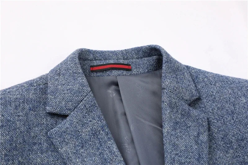 Slim fit-blazer i uld