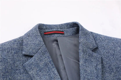 Slim fit-blazer i uld