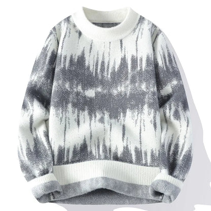 Struktureret Striksweater