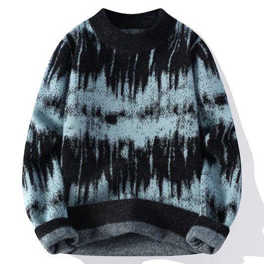 Struktureret Striksweater