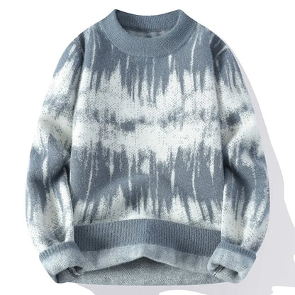 Struktureret Striksweater