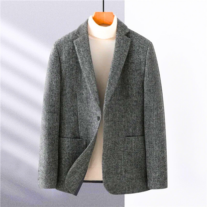 Slim fit-blazer i uld