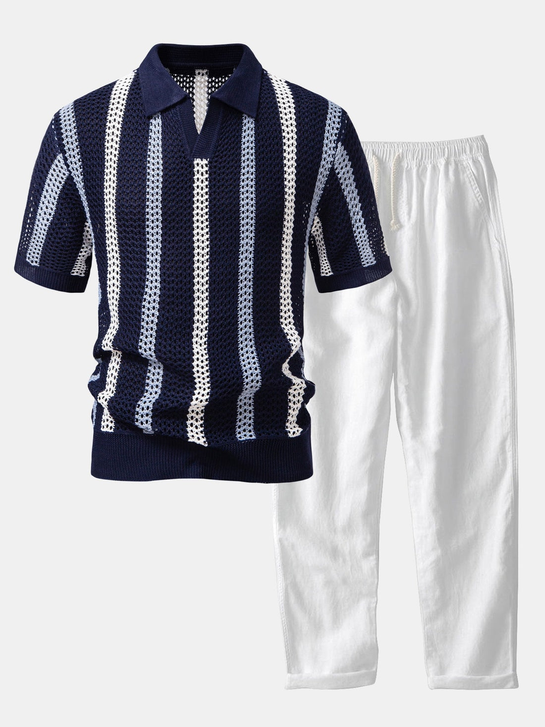 NOVOROPA Completo Bellagio Polo in Maglia e Pantaloni