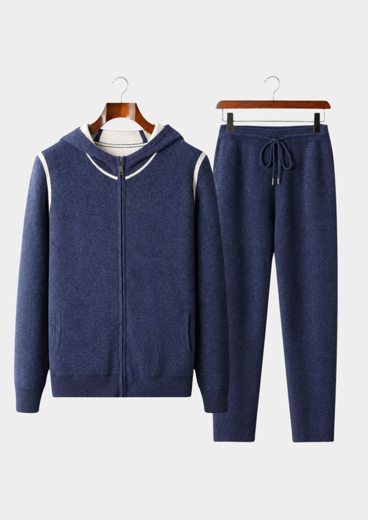 NOVOROPA Completo Milano in Cashmere Blu Navy