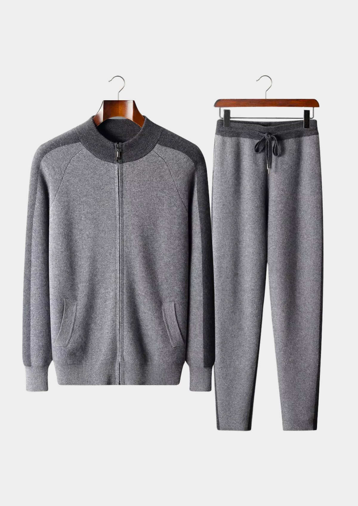 NOVOROPA Completo Torino in Cashmere Grigio Scuro