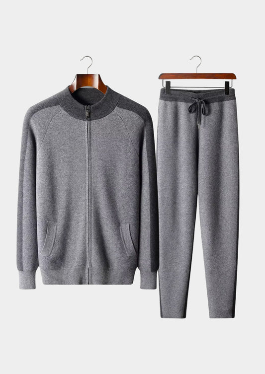 NOVOROPA Completo Torino in Cashmere Grigio Scuro