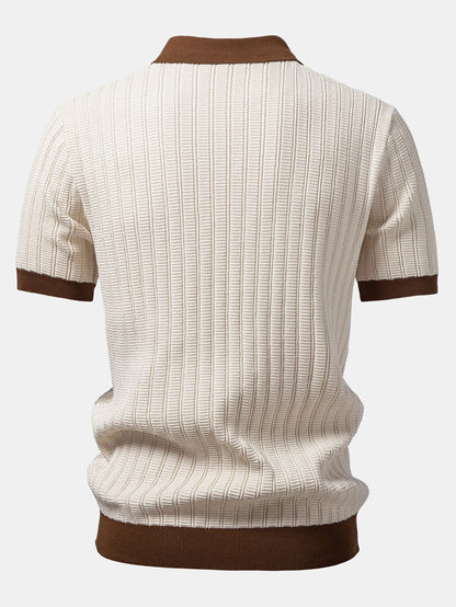 NOVOROPA Completo Como Polo Testurizzata e Pantaloni
