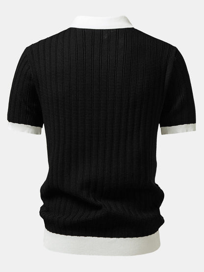 NOVOROPA Completo Como Polo Testurizzata e Pantaloni