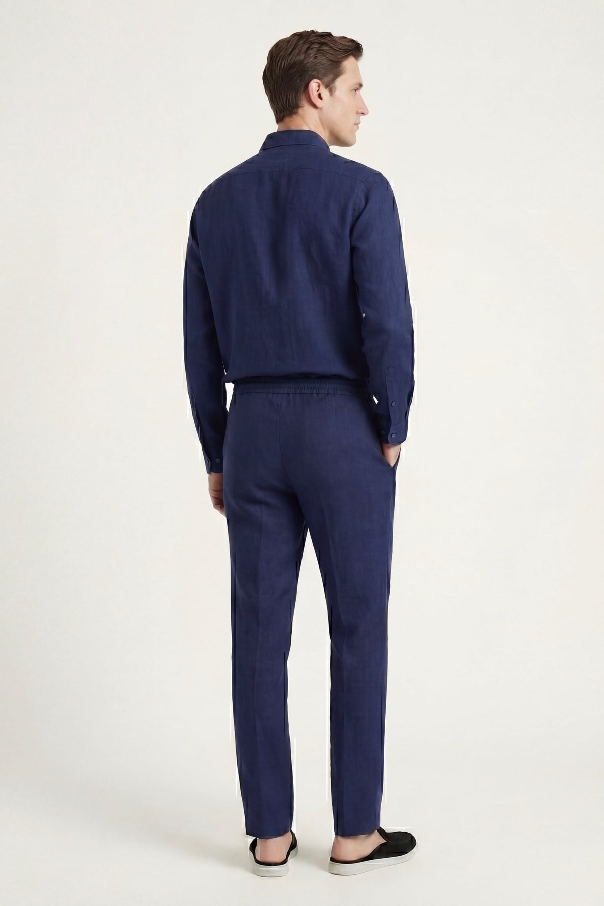 NOVOROPA Completo Bellagio Camicia e Pantaloni in Lino