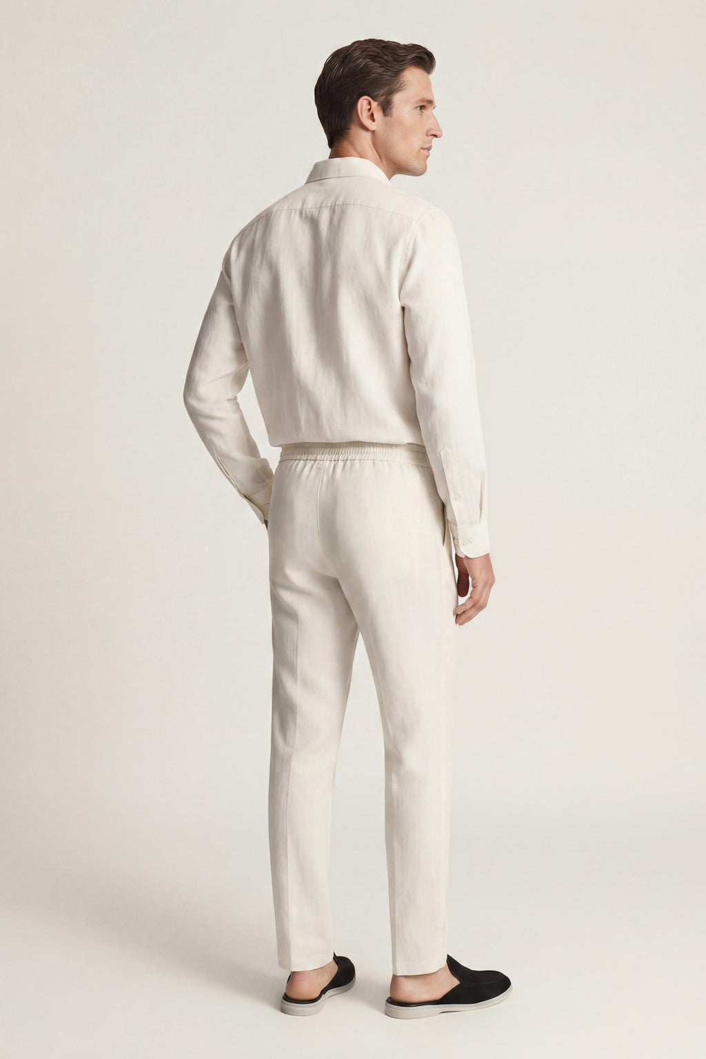NOVOROPA Completo Bellagio Camicia e Pantaloni in Lino