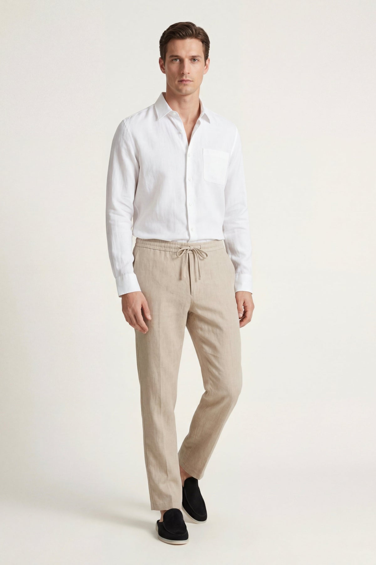 NOVOROPA Completo Pisa Camicia e Pantaloni in Lino