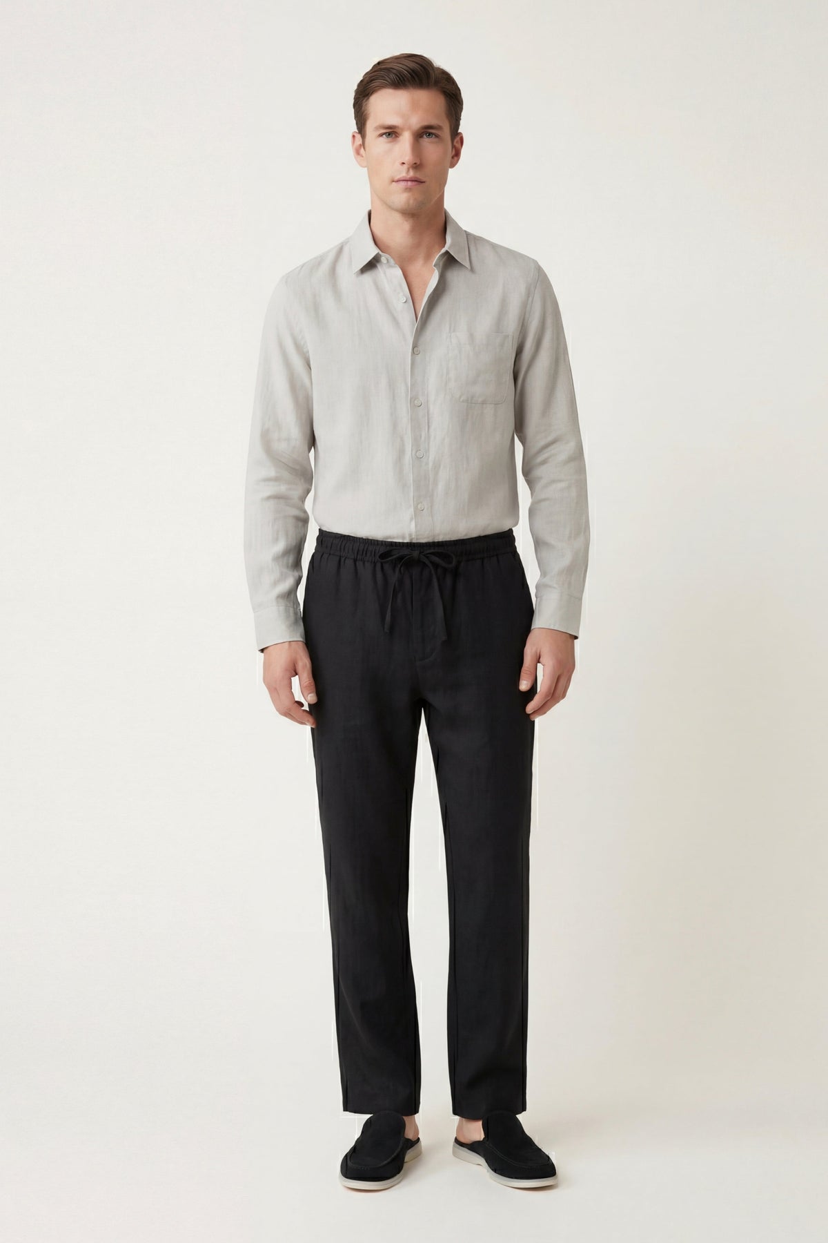 NOVOROPA Completo Pisa Camicia e Pantaloni in Lino