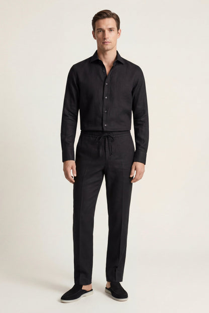 NOVOROPA Completo Pisa Camicia e Pantaloni in Lino