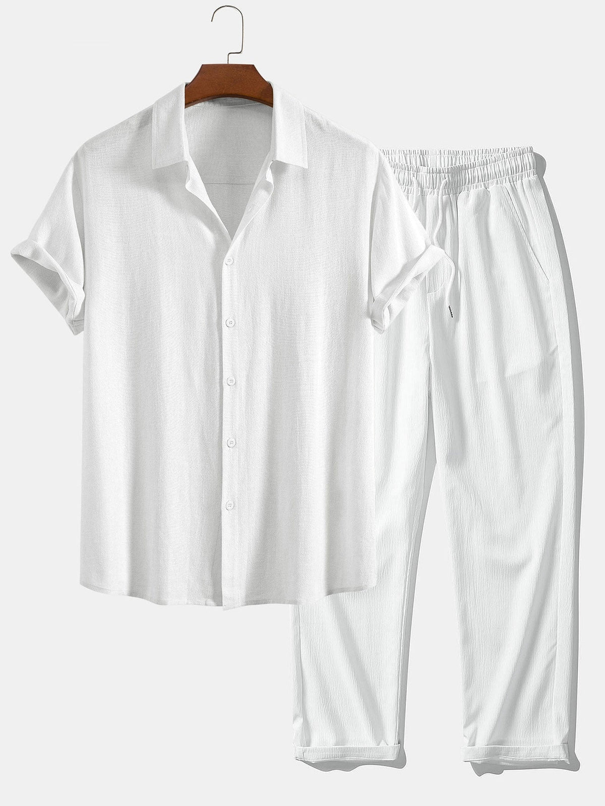 NOVOROPA Completo Mallorca Camicia e Pantaloni Testurizzati