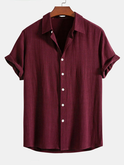 NOVOROPA Completo Miami Camicia e Shorts in Misto Lino
