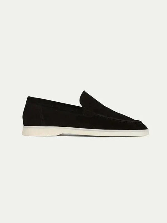 NOVOROPA Mocassino in Camoscio Sfoderato Nero