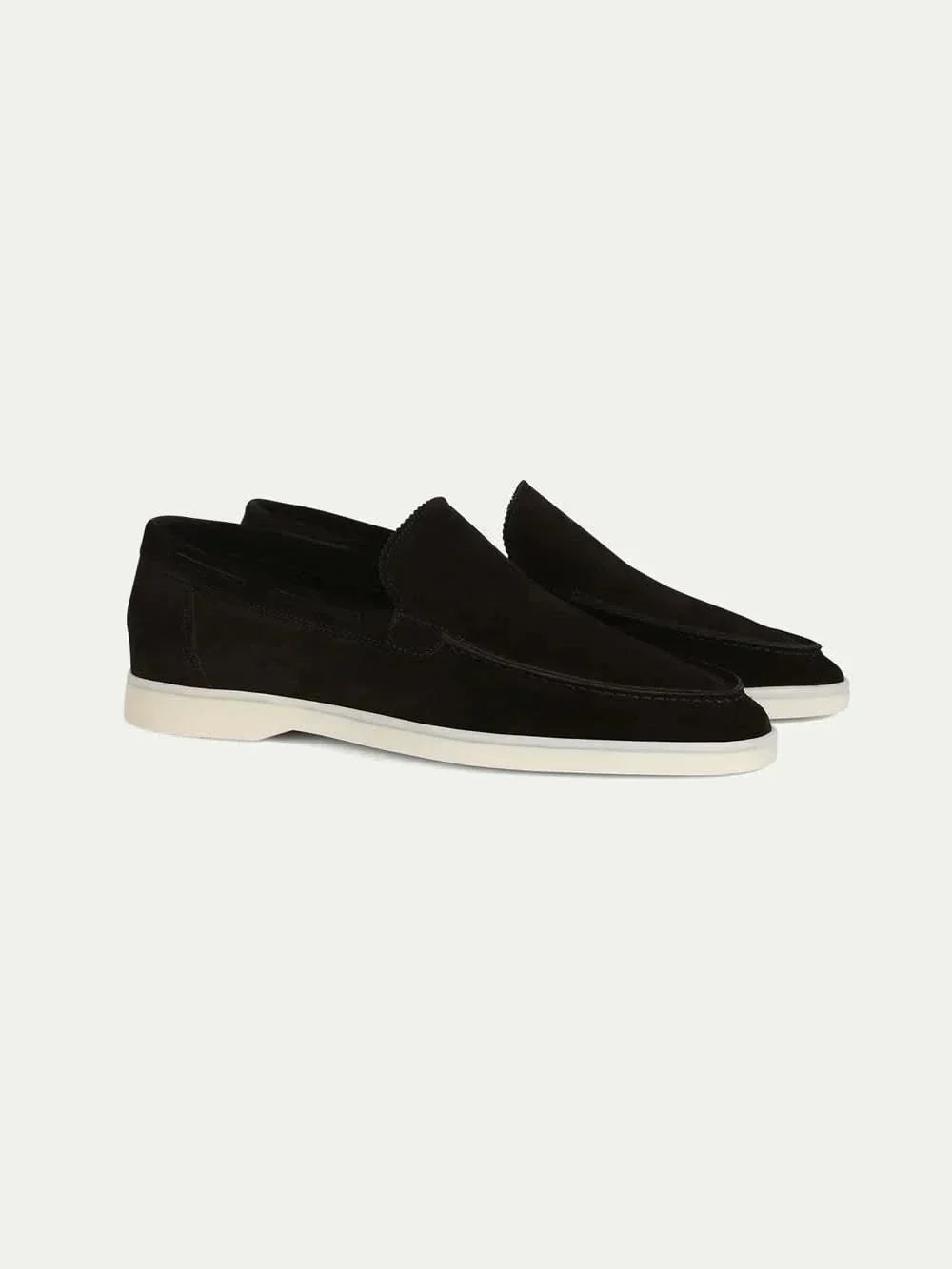 NOVOROPA Mocassino in Camoscio Sfoderato Nero