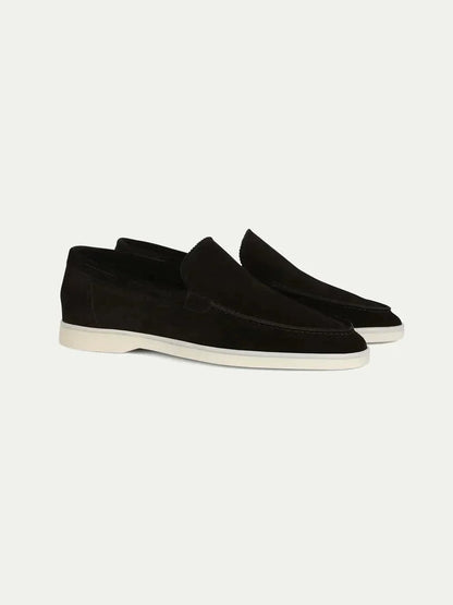 NOVOROPA Mocassino in Camoscio Sfoderato Nero