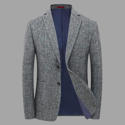 Slim fit-blazer i uld